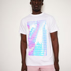 XS / white / reptile-iridisent