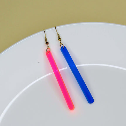 niemalsmehrohne x Kunstmuseum Basel Edition - neon lights Nr. 4 - Ohrringe