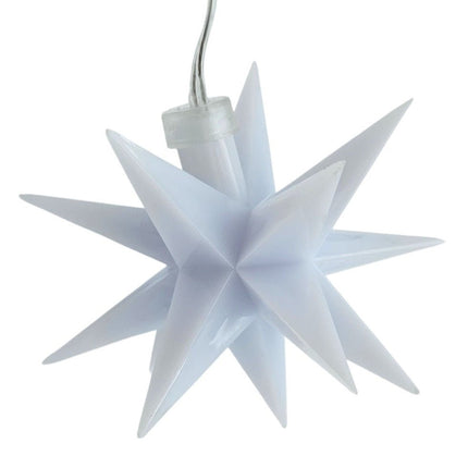 Stern 3D Weihnachtsbeleuchtung Beleuchtung Rot weiß LED Batterie Timer 8 cm (Weihnachtsstern LED) kaufen bei Linkreich – Jetzt entdecken!