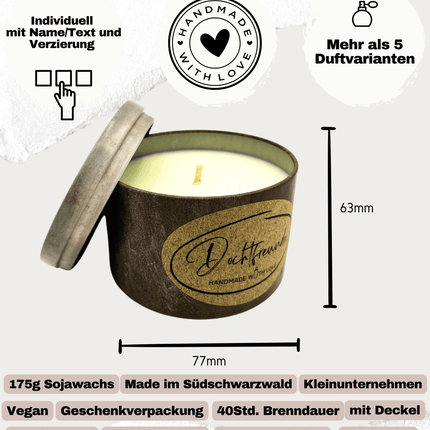 Sternzeichen Steinbock Duftkerze - Handgemachte Sojawachs - Kerze - Personalisiertes Astrologie - Geschenk (Duftkerze) kaufen bei Linkreich – Jetzt entdecken!