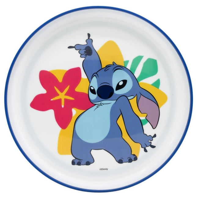 SEO. Stitch Teller - rutschfester Plastik Teller für Kinder - Linkreich