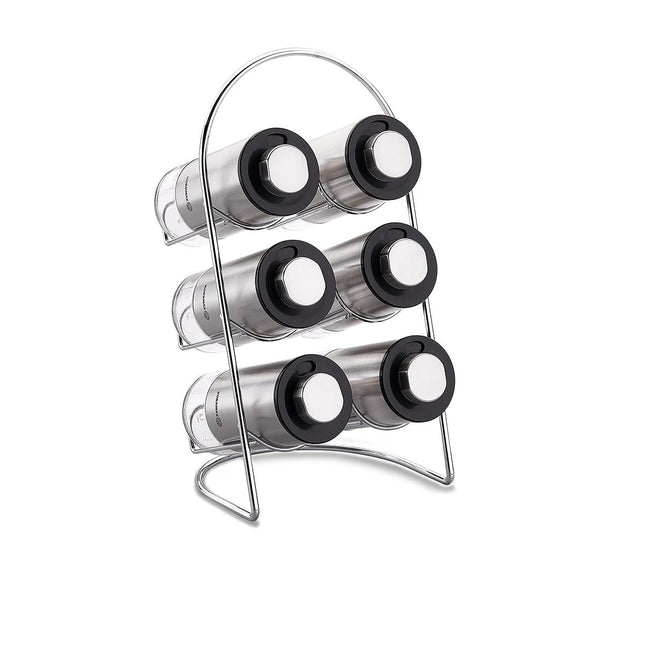 Stora Plus 7 - teiliges Gewürzstreuer - Set – Satin | Hochwertiges Edelstahl - Design (Gewürzaufbewahrung) kaufen bei Linkreich – Jetzt entdecken!