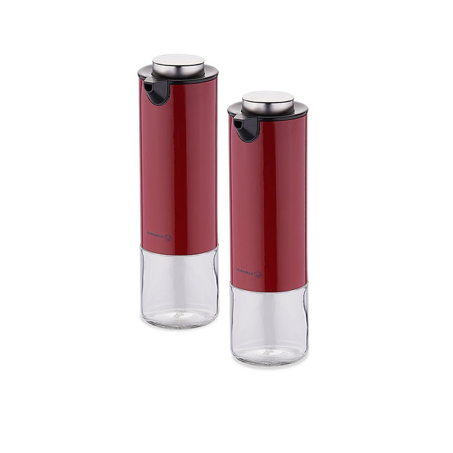 Stora Plus Öl - & Essigspender - Set – Rot | Hochwertiger Edelstahl & Glas (Öl - & Essigspender - Set) kaufen bei Linkreich – Jetzt entdecken!