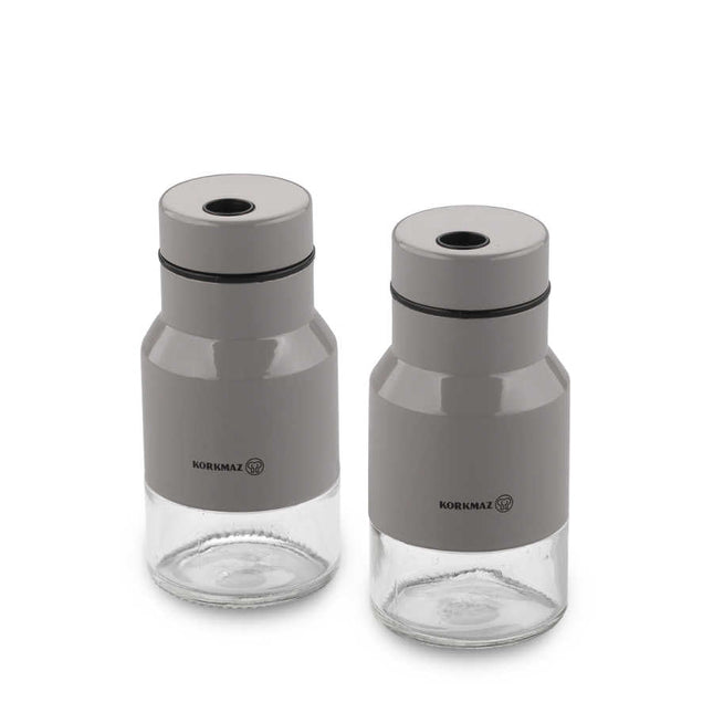 Stora Salz - & Pfefferstreuer - Set – Rundes Design, Beige, stilvoll & funktional (Salz - und Pfefferstreuer) kaufen bei Linkreich – Jetzt entdecken!
