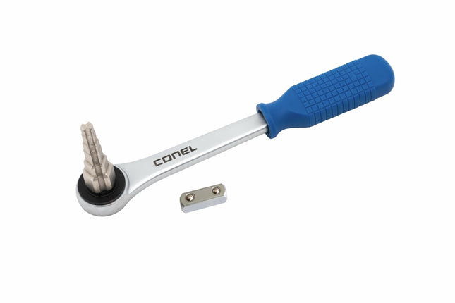 Stufenschlüsselsatz CONEL Stufenschlüsselsatz 3/8" - 1" mit Knarre und Vierkantadapter (Handwerkzeuge) kaufen bei Linkreich – Jetzt entdecken!