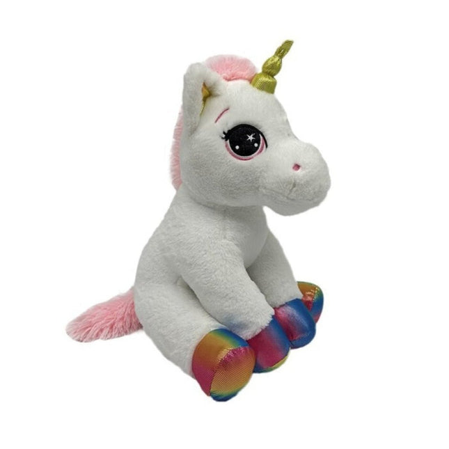 SEO. Süßes Einhorn Kuscheltier Regenbogen - 20 cm Plüschtier Stofftier - Linkreich
