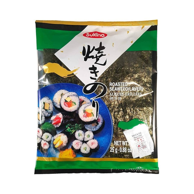 SEO. Sukina Premium Noriblätter Geröstet Yaki Sushi Weiß 24g - Linkreich
