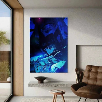 Sung Jinwoo Blue - Solo Leveling - Anime Leinwandbild (Canvas) kaufen bei Linkreich – Jetzt entdecken!