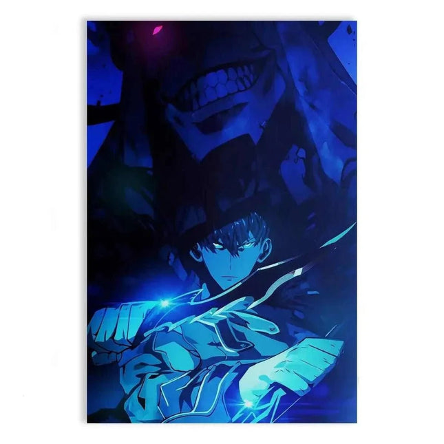 Sung Jinwoo Blue - Solo Leveling - Anime Leinwandbild (Canvas) kaufen bei Linkreich – Jetzt entdecken!
