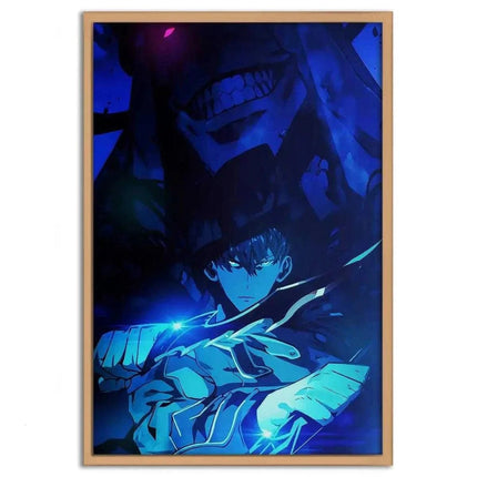 Sung Jinwoo Blue - Solo Leveling - Anime Leinwandbild (Canvas) kaufen bei Linkreich – Jetzt entdecken!