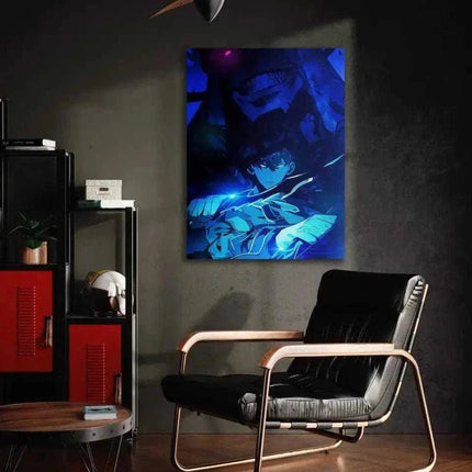 Sung Jinwoo Blue - Solo Leveling - Anime Leinwandbild (Canvas) kaufen bei Linkreich – Jetzt entdecken!