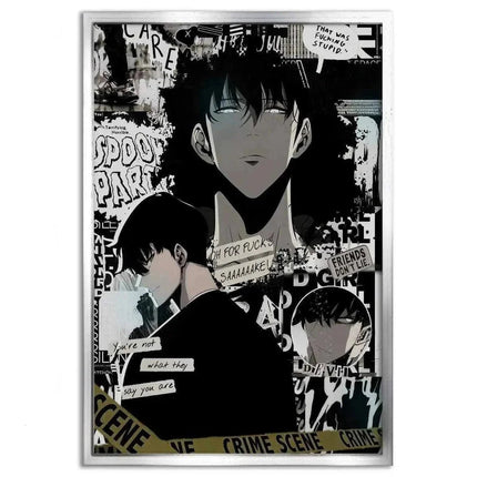 Sung Jinwoo Manga Style - Solo Leveling - Anime Leinwandbild (Canvas) kaufen bei Linkreich – Jetzt entdecken!