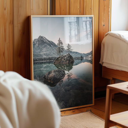 Hintersee Lake Print – Bavarian Alps Wall Art Photography