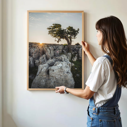 Twisleton Scars Sunrise Print – Yorkshire Dales Landscape Photography