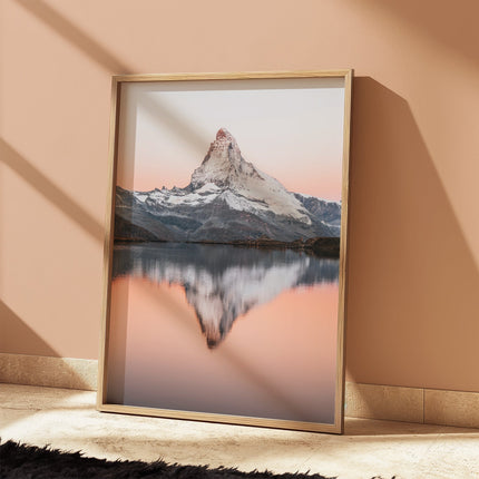 Matterhorn reflected in Stellisee, Switzerland