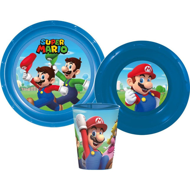 SEO. Super Mario Geschirr Kunststoffset für Kinder - Linkreich