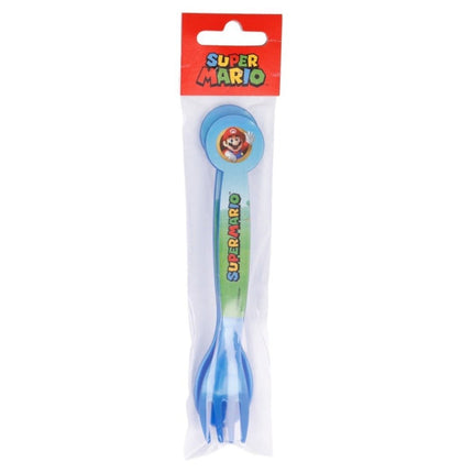 SEO. Super Mario Plastik Besteck Set - 2 Teile - Linkreich