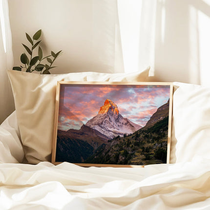 Matterhorn at Sunrise – Swiss Alps Wall Art