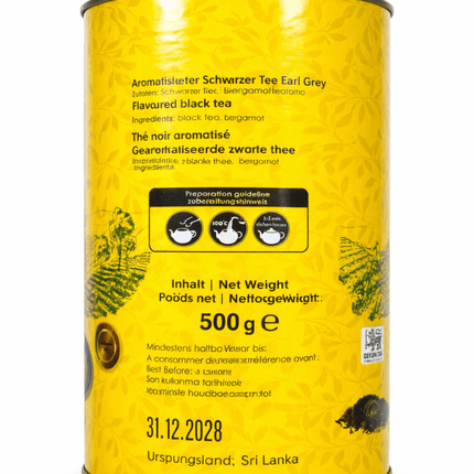 Tanay Sohbet Cayi Ceylon Dose Schwarztee 500g - Türkischer Premium Tee - Tanay Sohbet Cayi Ceylon Dose Schwarztee 1x500g Linkreich