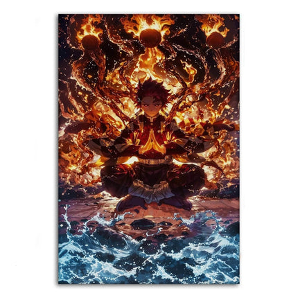 Tanjiro Meditation - Demon Slayer - Anime Leinwandbild (Canvas) kaufen bei Linkreich – Jetzt entdecken!