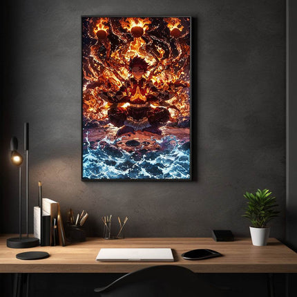 Tanjiro Meditation - Demon Slayer - Anime Leinwandbild (Canvas) kaufen bei Linkreich – Jetzt entdecken!