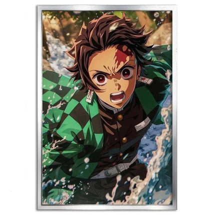 Tanjiro Water Breathing - Demon Slayer - Anime Leinwandbild (Canvas) kaufen bei Linkreich – Jetzt entdecken!