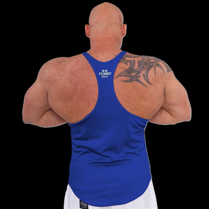 SEO. Tank Top - 3xStück / Oder Einzeln +Turnbeutel - Blau - C.P. Sports - S710 - No Pain No Gain - Einzeln Linkreich