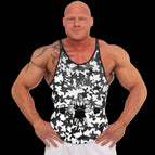 Bodybuilder Logo - Einzeln / Camo Weiß / S