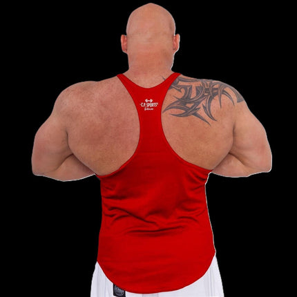 SEO. Tank Top - 3xStück / Oder Einzeln +Turnbeutel - Rot - C.P. Sports - S710 - No Pain No Gain - Einzeln Linkreich