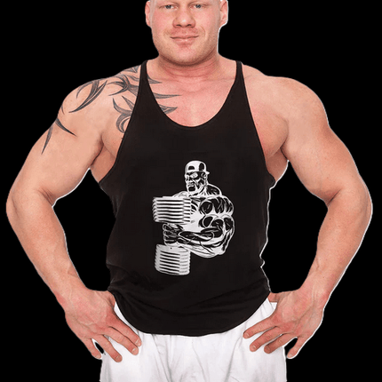 SEO. Tanktop "Bodybuilder" verschiedene Farben - C.P. Sports - S626 - Schwarz Linkreich