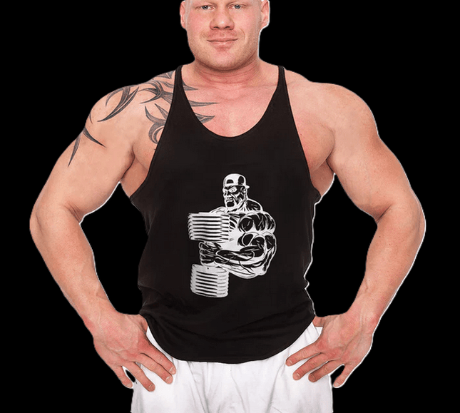SEO. Tanktop "Bodybuilder" verschiedene Farben - C.P. Sports - S626 - Schwarz Linkreich