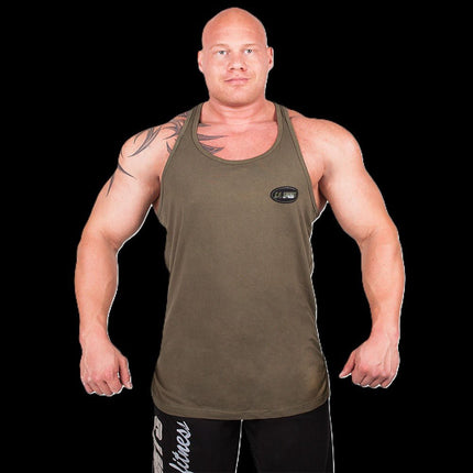 SEO. Tanktop - C.P. Sports Logo - Verschiedene Farben - S6 - Oliv Linkreich