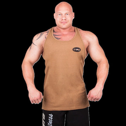 SEO. Tanktop - C.P. Sports Logo - Verschiedene Farben - S6 - Khaki Linkreich