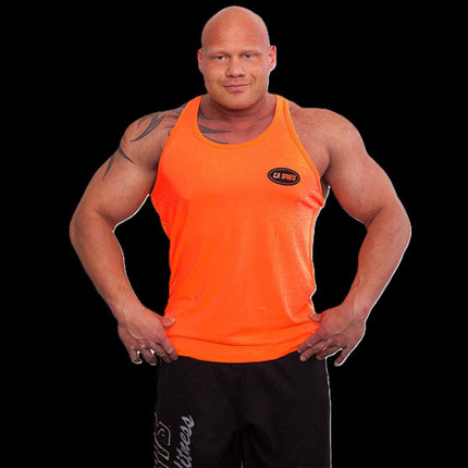 SEO. Tanktop - C.P. Sports Logo - Verschiedene Farben - S6 - Orange Linkreich