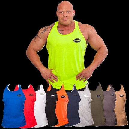SEO. Tanktop - C.P. Sports Logo - Verschiedene Farben - S6 - Schwarz Linkreich