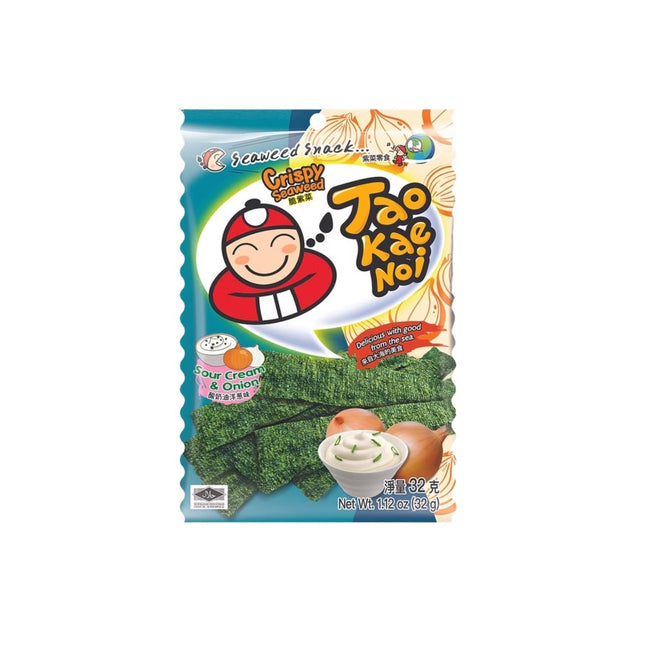 SEO. Tao Kae Noi Seetang Snack Crispy Sour Cream & Onion 32g - Linkreich
