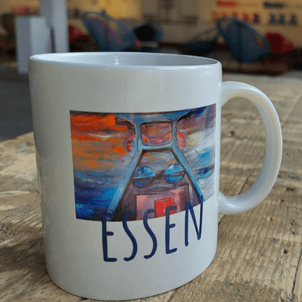 SEO. Tasse „Essen – Zollverein“ Pott in Farbe) - Linkreich