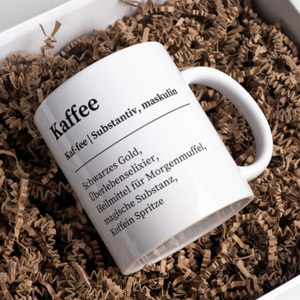 SEO. Tasse mit Spruch Positive Perspektiven: Kaffee Büro - Linkreich