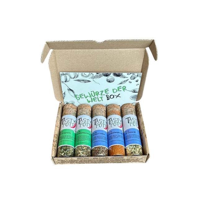 SEO. Tasty Pott Box Gewürze der Welt 5 Stück - Linkreich