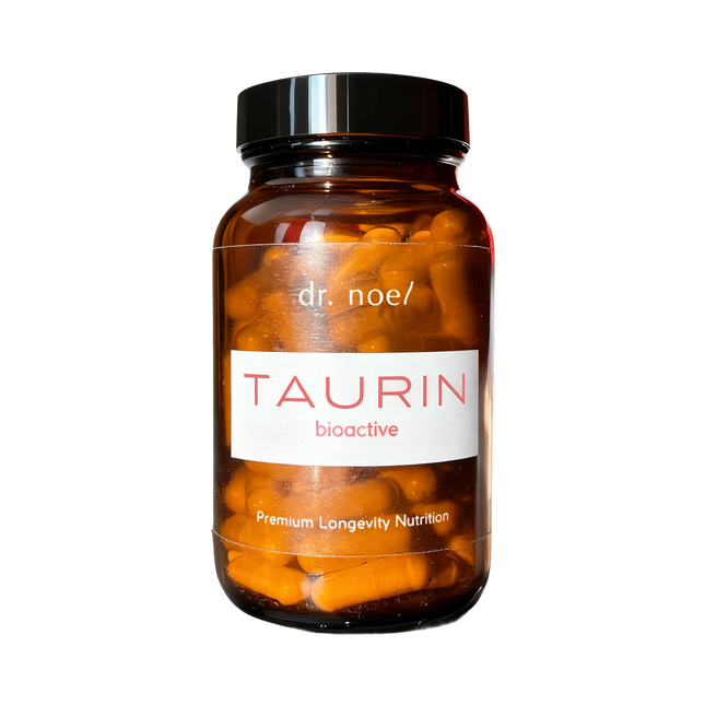 Taurine Longevity Supplement – TAURIN bioactive Capsules by Dr. Noel