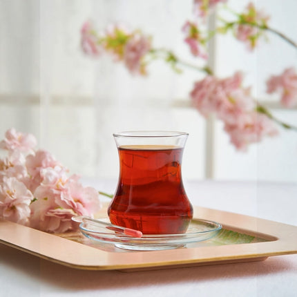 Teeglas Unterteller Eda 6er Set 170ml Lav