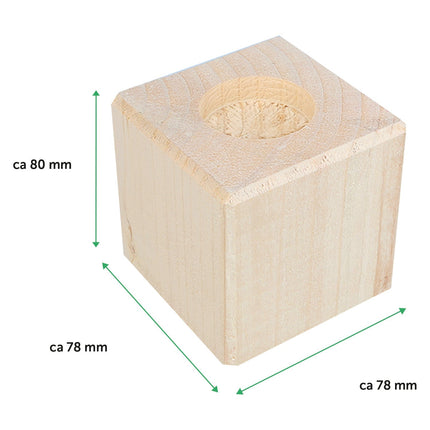 SEO. Teelichthalter mit Gravur aus Holz für Mama - Beste Mama der Welt - Persönliches Geschenk für - Linkreich