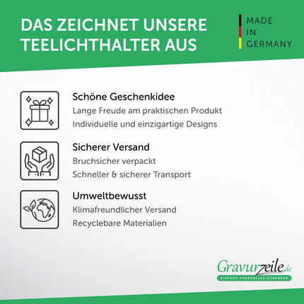 SEO. Teelichthalter mit Gravur aus Holz für Mama - Einen Engel ohne Flügel... - Persönliches Geschenk für - Linkreich