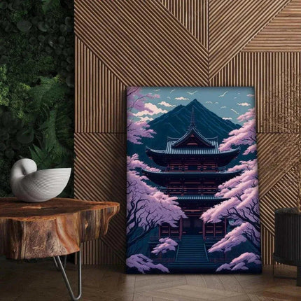 Temple of Life - Leinwandbild Japanisch (Canvas) kaufen bei Linkreich – Jetzt entdecken!