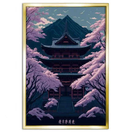 Temple of Life - Leinwandbild Japanisch (Canvas) kaufen bei Linkreich – Jetzt entdecken!