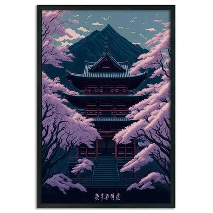 Temple of Life - Leinwandbild Japanisch (Canvas) kaufen bei Linkreich – Jetzt entdecken!