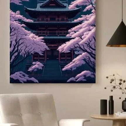 Temple of Life - Leinwandbild Japanisch (Canvas) kaufen bei Linkreich – Jetzt entdecken!
