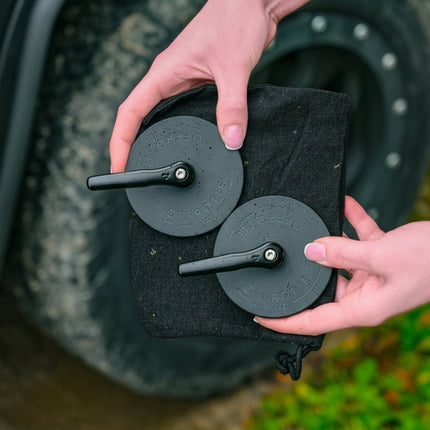 SEO. The Awning Legs Magnetic Holder – Offrotie – For all Van Awnings - Satin Black Linkreich