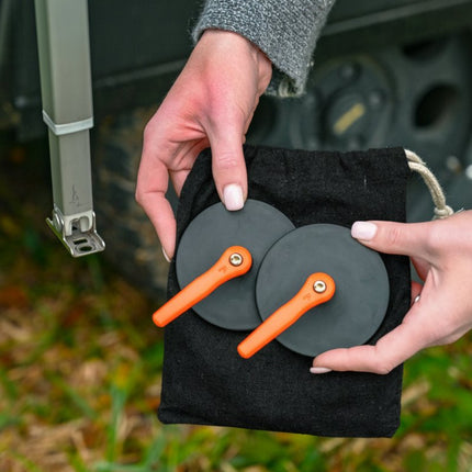 SEO. The Awning Legs Magnetic Holder – Offrotie – For all Van Awnings - Grain Orange Linkreich