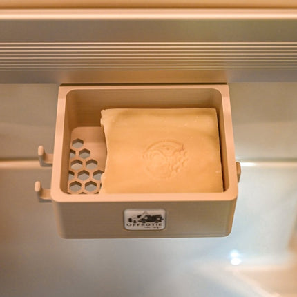 SEO. The Basket – Magnetic Shower Basket – Offrotie 3D Printed – Portable for Vanlife - Stone Beige Linkreich